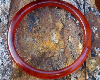 Tested bakelite bangle, root beer / faux tortoiseshell rare extra wide diameter spacer for stacking