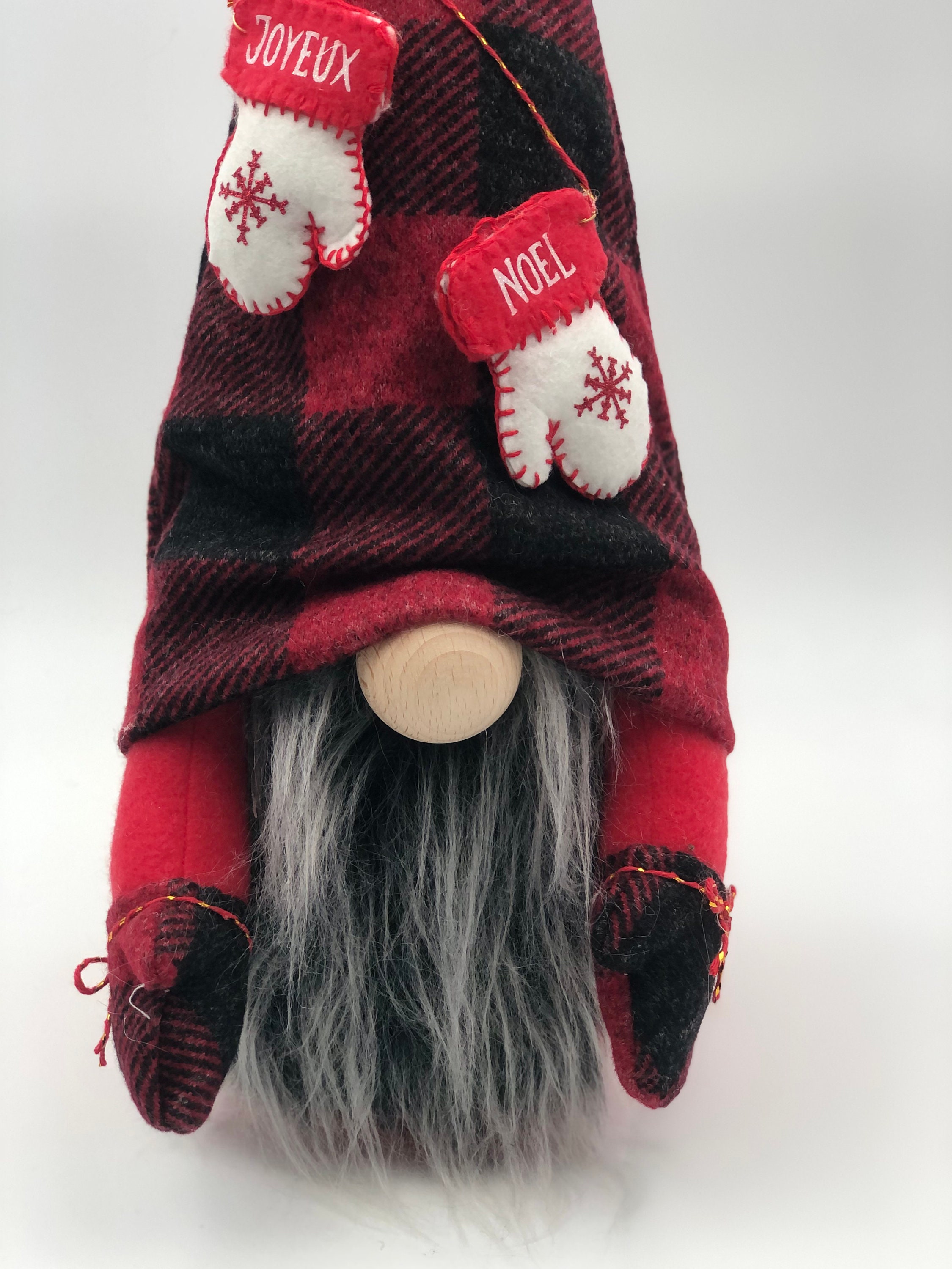 Gnome Joyeux Noël rouge