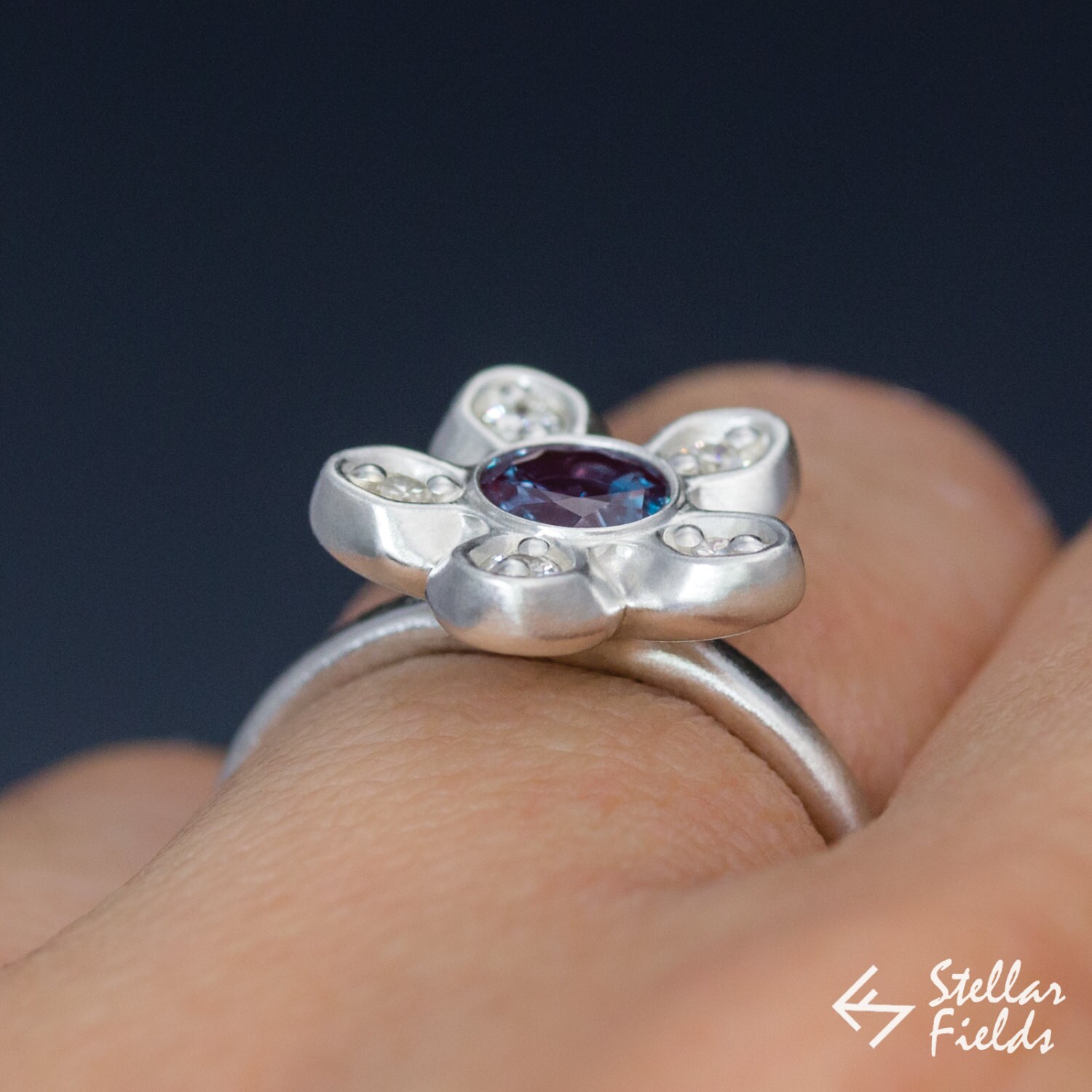 Chatham alexandrite ring deals