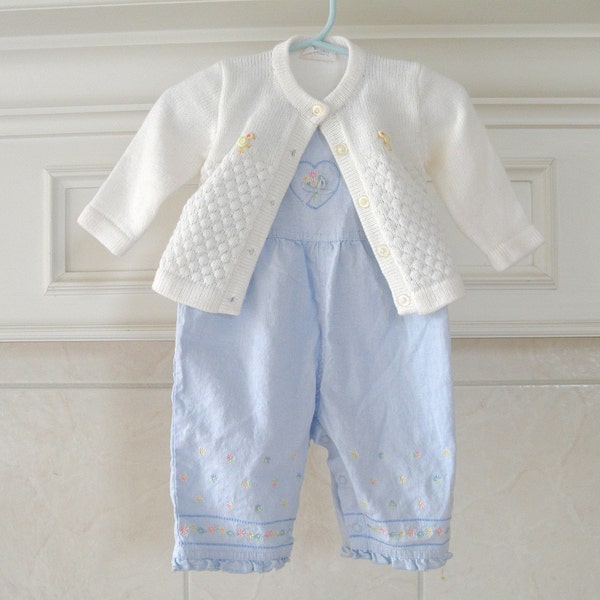 Baby Girls' Clothing Sweater Set Vintage Kids Size 6 Month Sale