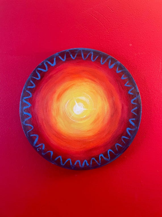 Sol - 12 inch Round Canvas