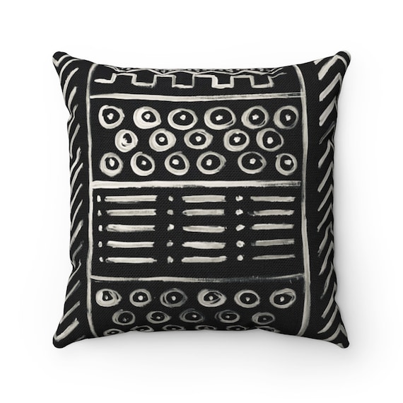 Bogolanfini Polyester Pillow