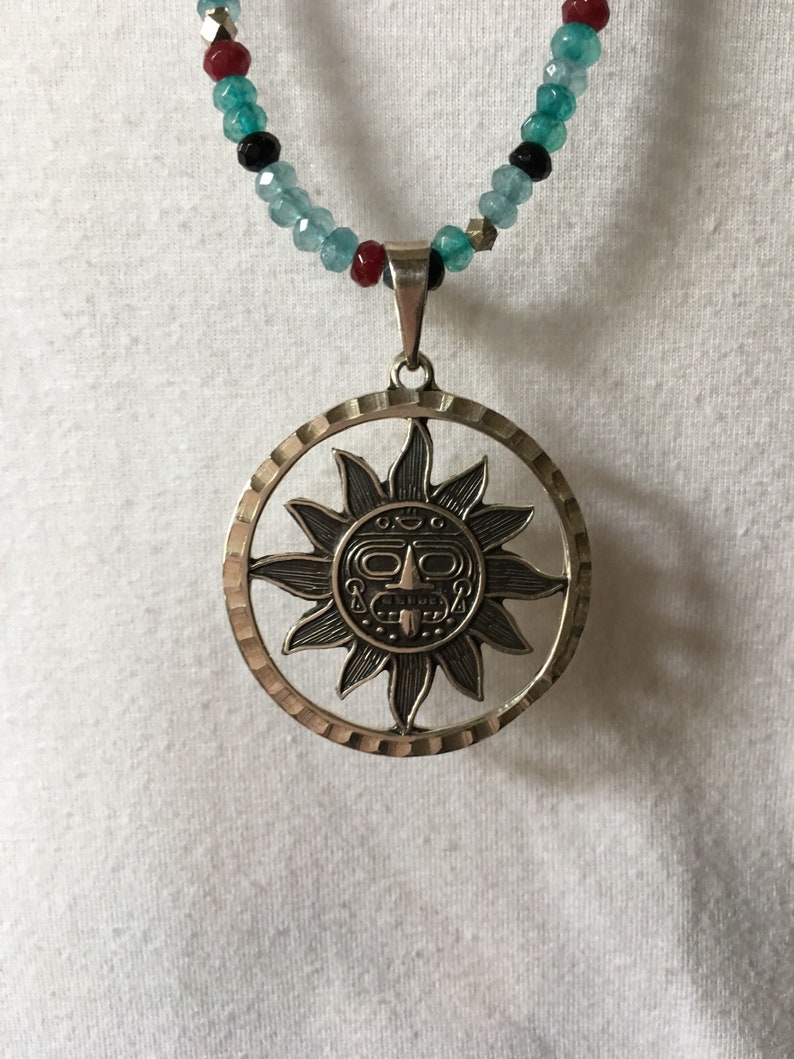Aztec Sun Pendant Image 0