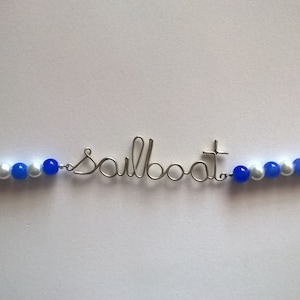 Lyric Bracelet - Sailboat