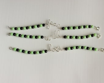 Lyric Bracelet Set - Fear Will Lose