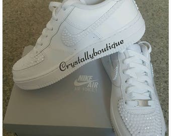 white air force junior size 6