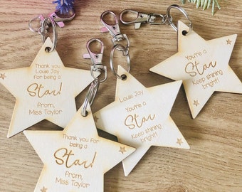 End of Year Student Gifts-Student Gifts from Teacher-Class Gifts-End of  Term Gifts for School-Class Gifts Pupil Gifts-Teacher engraved stars