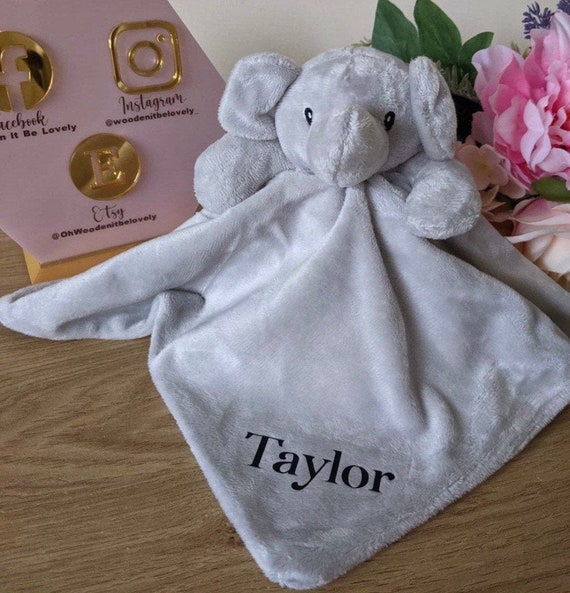 Personalised Baby Comfortersoft Animal Baby Comfort | Etsy UK