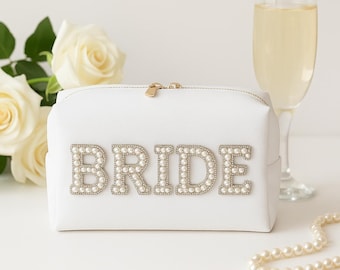 Pearl Bride Cosmetic Bag | Wedding Day Essentials