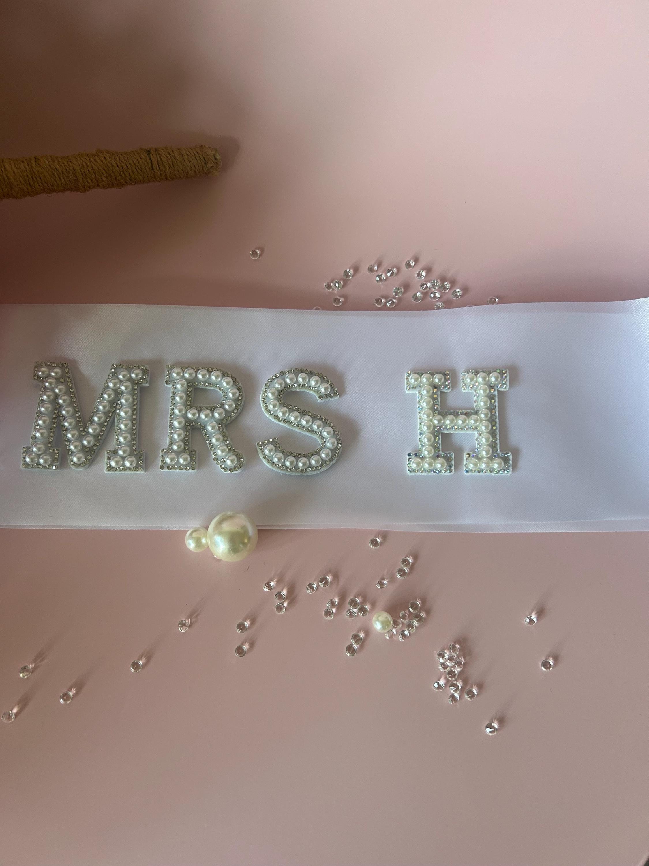 Braut-Schärpe Mit Strass 'Bride To Be' – Weiß, Funkelnd, Für Hochzeit & Junggesellinnenabschied