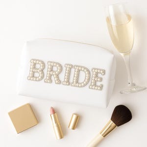Pearl Bride Cosmetic Bag | Wedding Day Essentials image 2