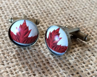 Molson Canadian Beer Bottle Cap Cufflinks  - Unique Gift for Groomsman Birthday Anniversary Boyfriend Wedding Father Christmas Cuff Links