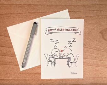 Valentines Card - my sleepy valentine