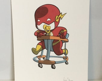 Baby Flash print