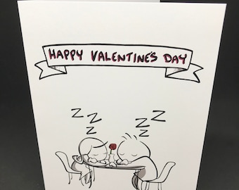 Valentines Card - my sleepy valentine