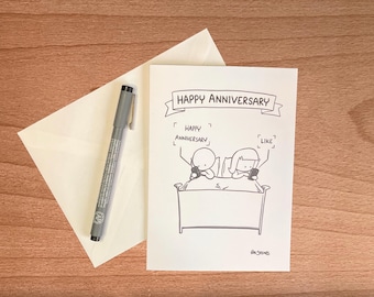 Tarjeta de aniversario divertida - Feliz aniversario