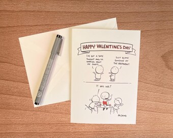 Biglietti Di San Valentino Per Bambini - 8 Pezzi Con Disegni Umoristici E Figure Stilizzate, Fai Da Te Con Retro Bianco Per Messaggi, Perfetti Per Feste Scolastiche - 2