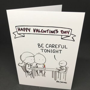 Tarjeta de San Valentín: ¡ten cuidado!