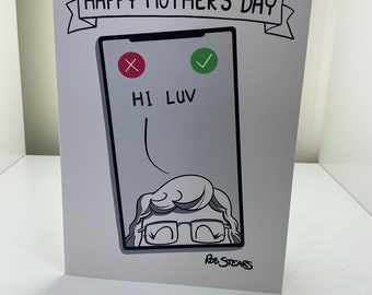 Mother’s Day Card - Hi Luv