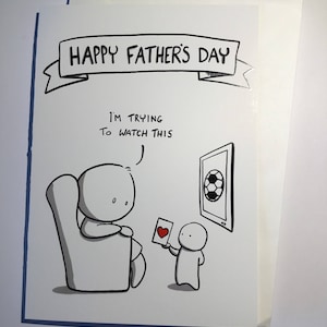 Tarjeta del Día del Padre del Fútbol