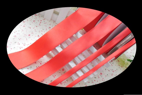 50 or 100 Yds Roll White Red Off-White 1/4" 3/8" 1/2" 7/8" 1.5" Polyester Ribbon 50 or 100 Yds Roll White Red Off-White 1/4" 3/8" 1/2" 7/8" 1.5" Polyester Ribbon