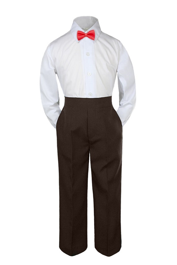 Red pent white best sale shirt
