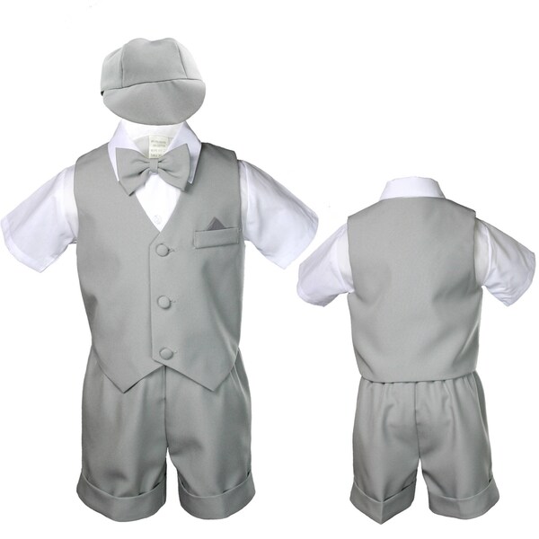 Boy Gray Suit Etsy