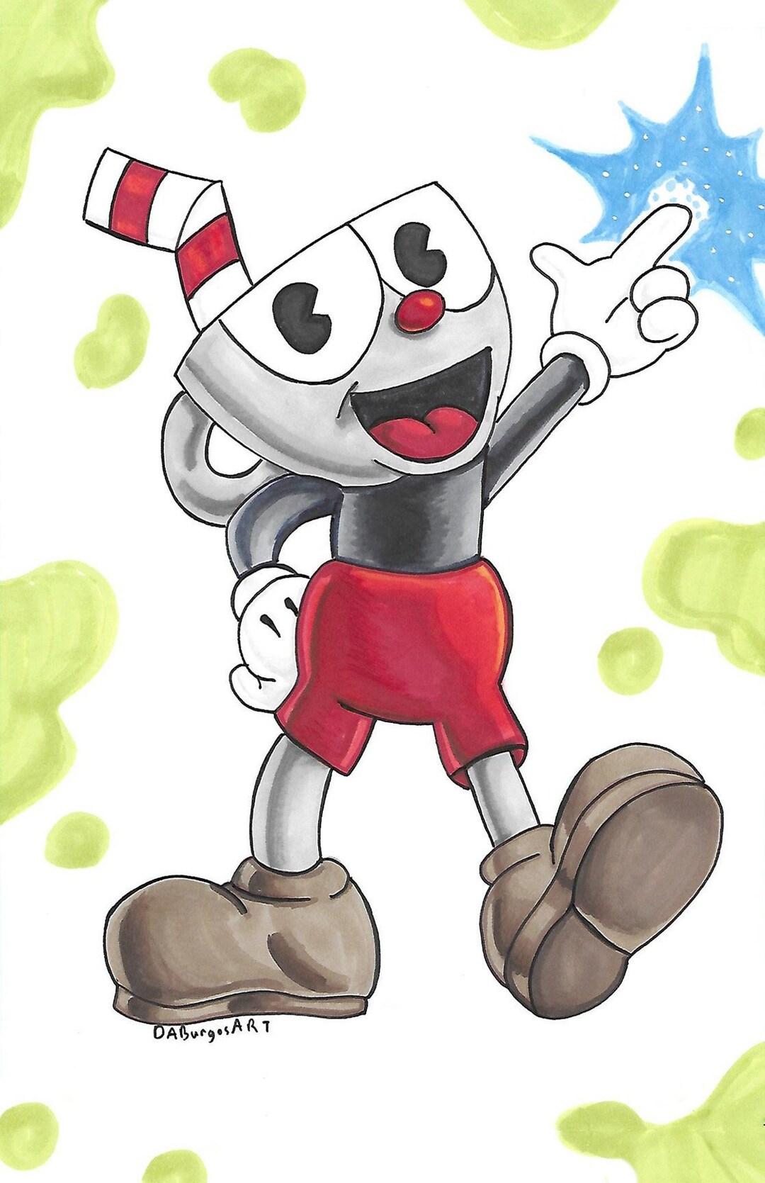 Cuphead Print (1 of 4) - Etsy