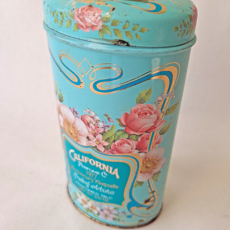 Talc Charisma Avon Pour Le Corps - Boîte Métallique 50ml, Senteur Ylang-Ylang Muguet | Talc Avon Vintage Boîte Métal