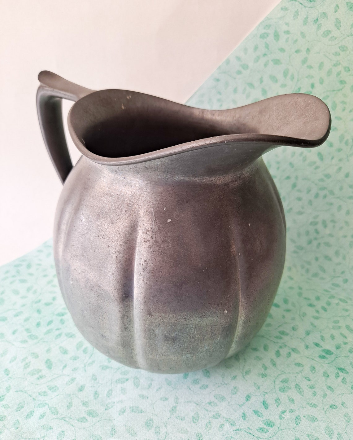 Antique 1930s Old Colony Pewter Pitcher Etsy