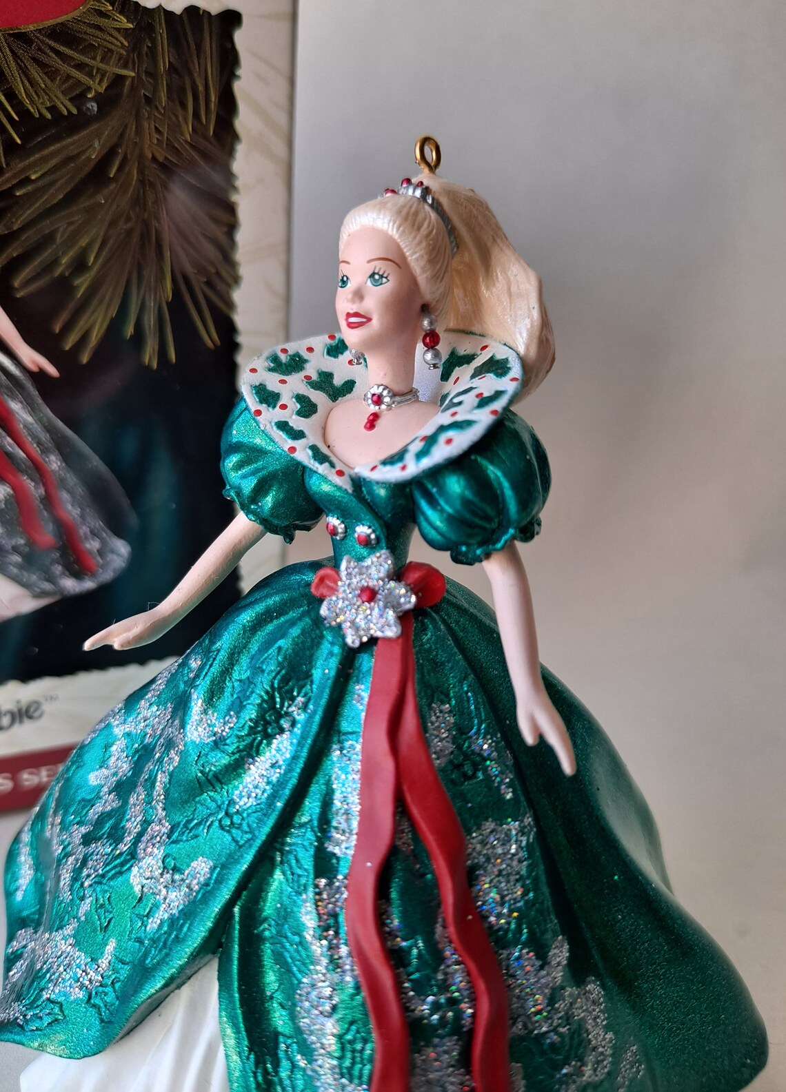 Vintage 1995 Hallmark Holiday Barbie Ornament 3o en serie | Etsy