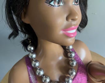 Vintage Erwin Pearl Necklace//Vintage Beaded Necklace