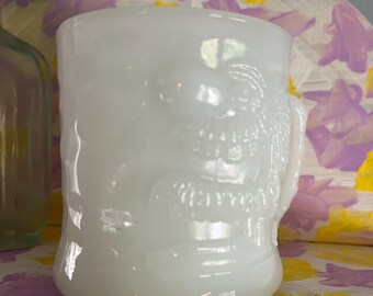 Vintage “GROG” Mug Anchor Hocking Fireking//Comics Grog Vintage Mug