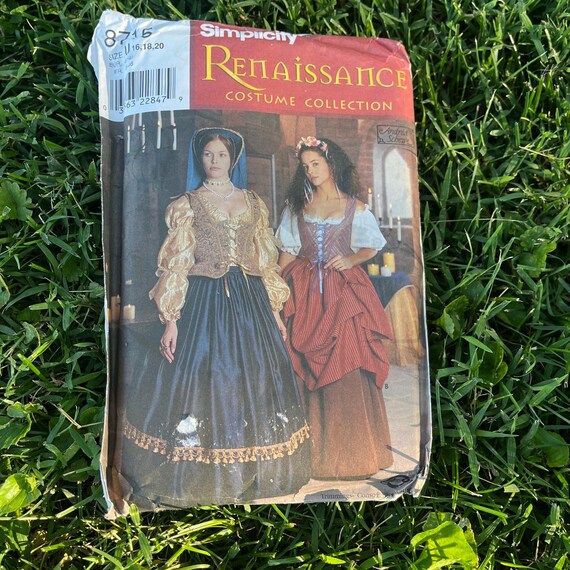 Vintage Uncut Renaissance Costume Pattern: Simpli… - image 2