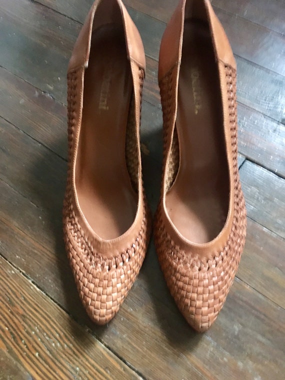 vintage leather heels