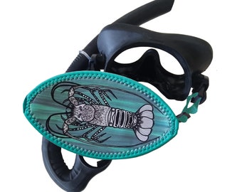 DIVING MASK STRAP - Crayfish Scuba mask strap - snorkelling mask strap - neoprene mask - Crayfish strap - Lobster strap