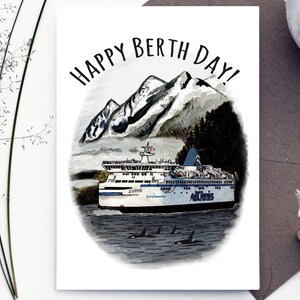 Bonne fête du mouillage ! - BC Ferries - anniversaire du navire - marin - carte d'anniversaire