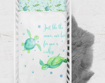 Ocean Crib Bedding Etsy