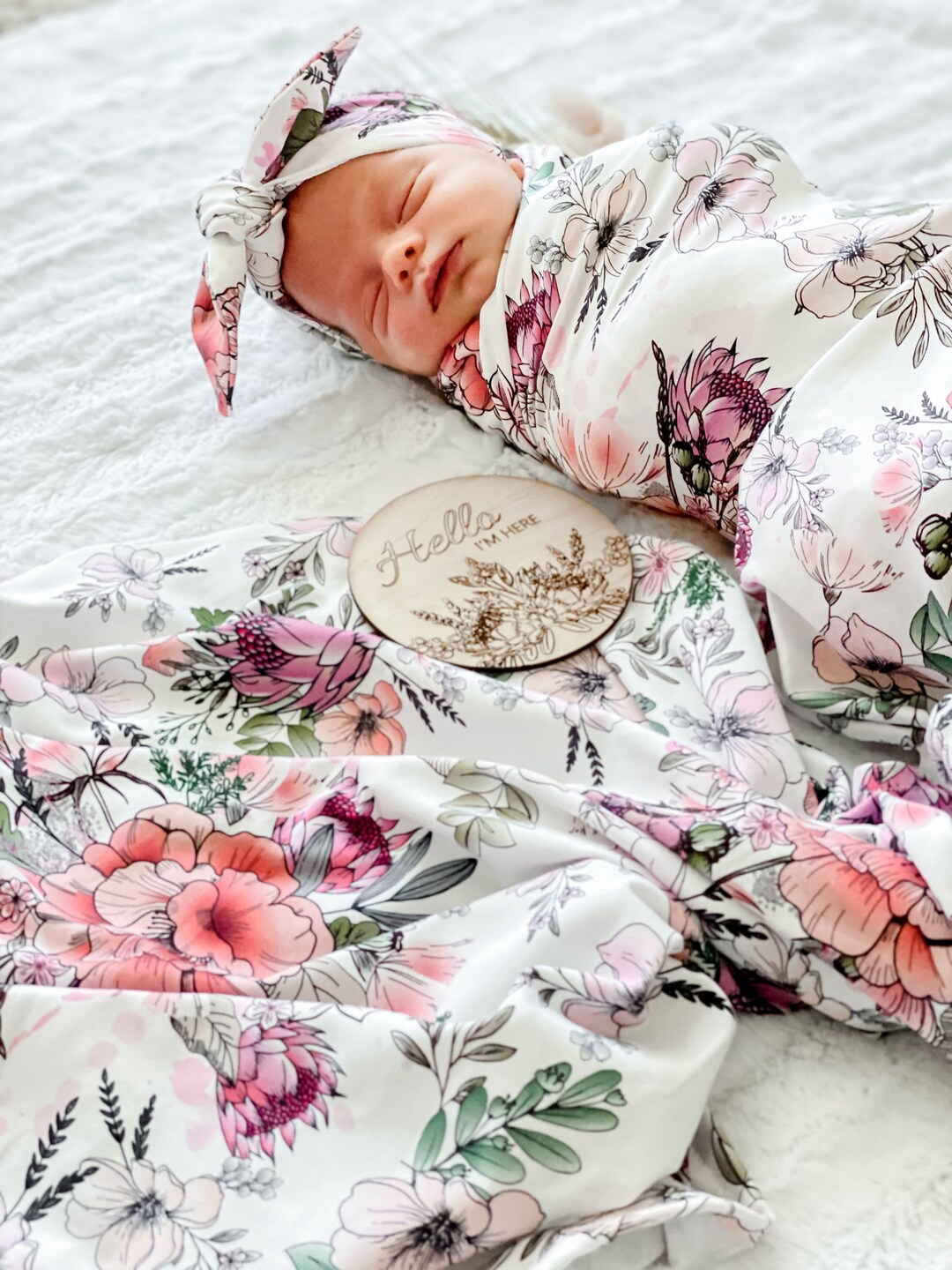 Baby Swaddle Stretch Jersey Blanket Baby Wrap Matilda Etsy