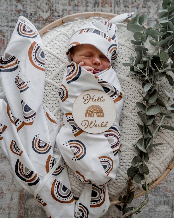 Cuddle & coo Floral Wrap Stretchie +Beanie Cuddle & coo Floral Wrap Stretchie +Beanie