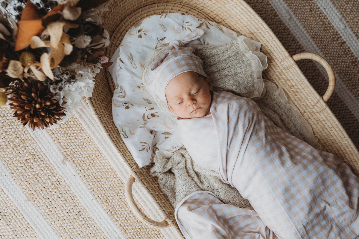 Gingham swaddle hotsell
