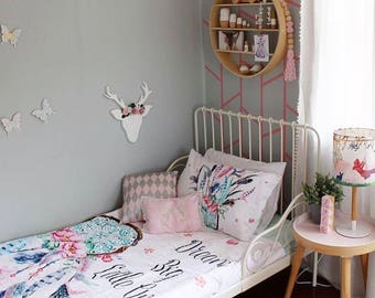 Twin Single bed Quilt Comforter cover Quilt Blanket Dreamcatcher Dream Big Girl
