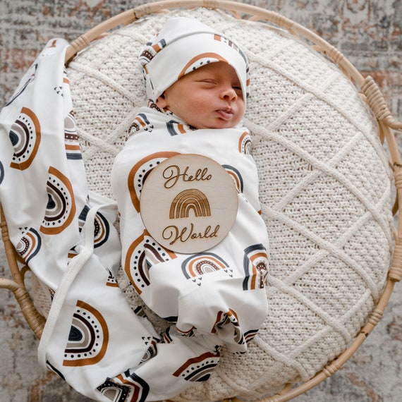 Cuddle & coo Floral Wrap Stretchie +Beanie Cuddle & coo Floral Wrap Stretchie +Beanie