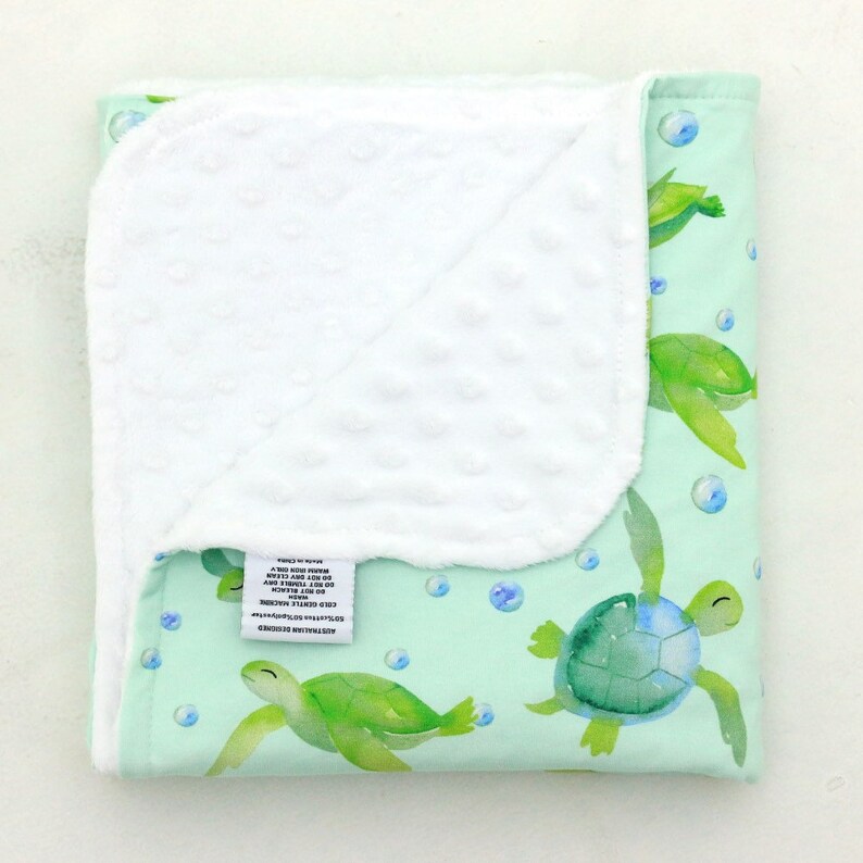 Designer Minky Baby Blanket Floral Roses Merlot Baby Girl Nursery Pram Size