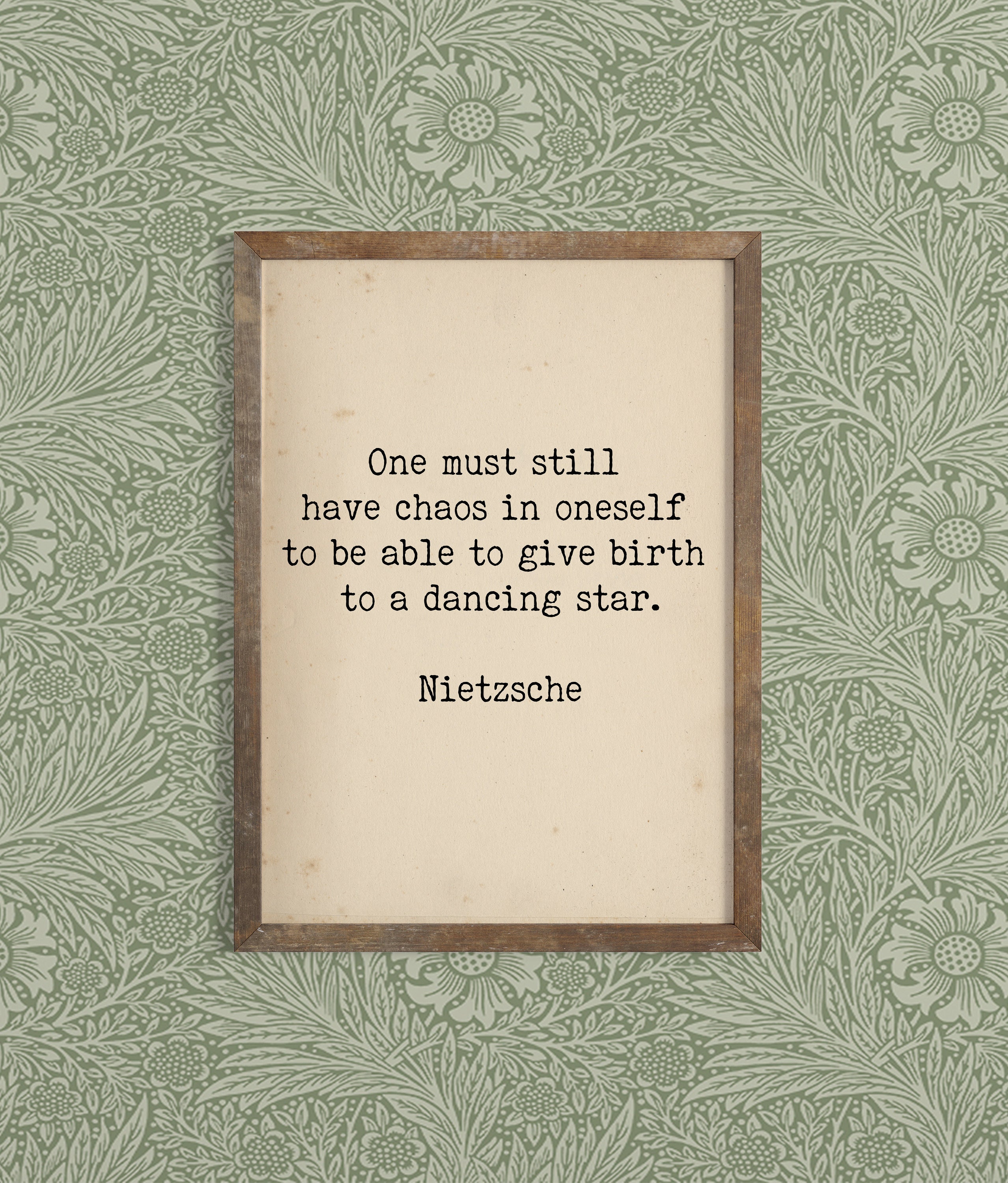 Nietzsche Quote Print – Dancing Star, Chaos (digital Download) - Etsy, image size:2556x3000