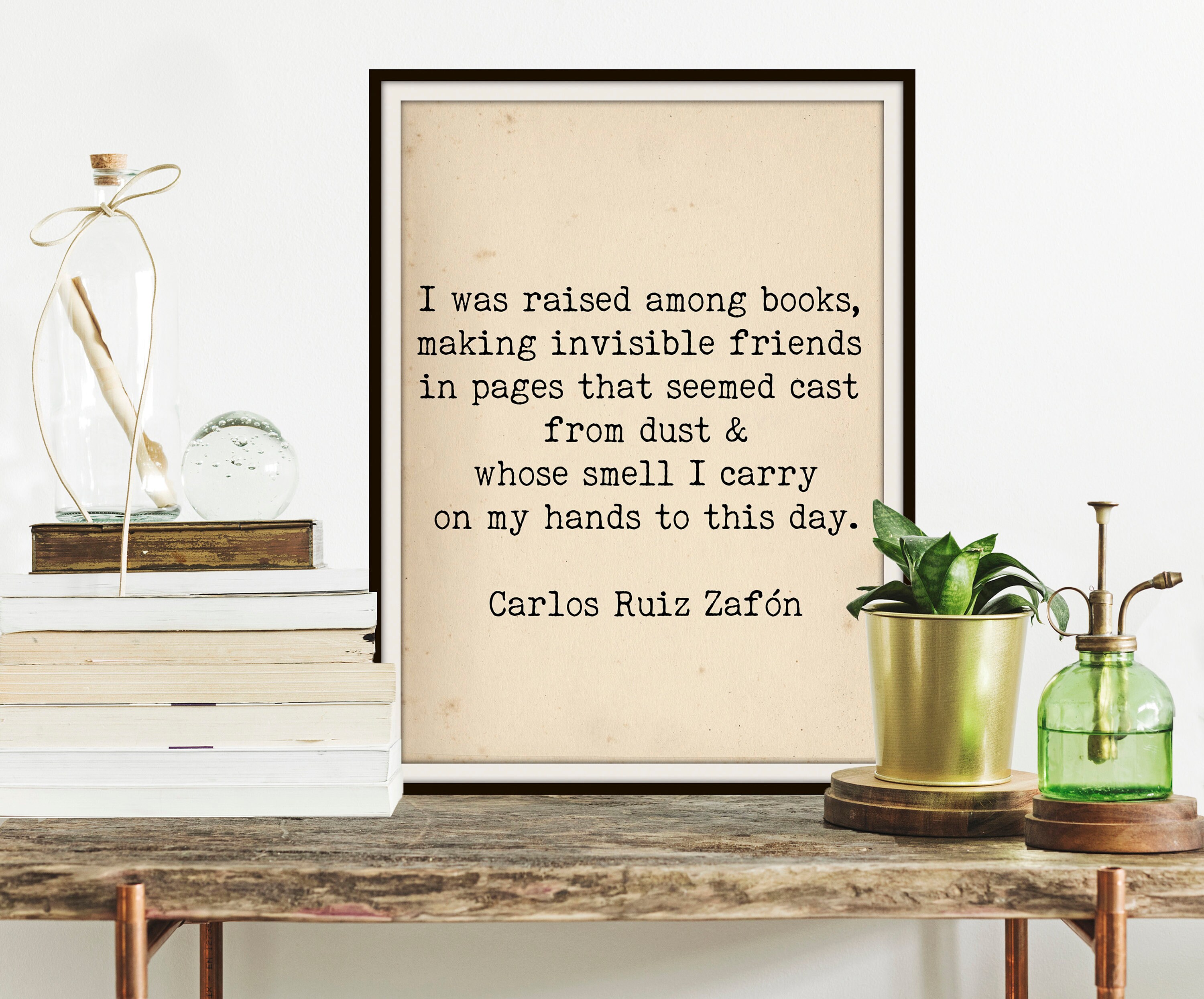 Books Quote Literary Art Print Book Lover Art Friendship Etsy Canada