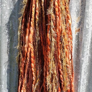 Dubbel eindigde garen valt, Oktoberfest garen valt, garen dreadlocks, herfstgaren valt, angst valt, cyberfalls dreadfalls