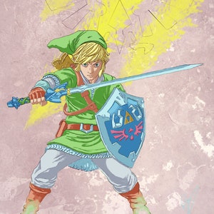 Legend of Zelda: Link, Print