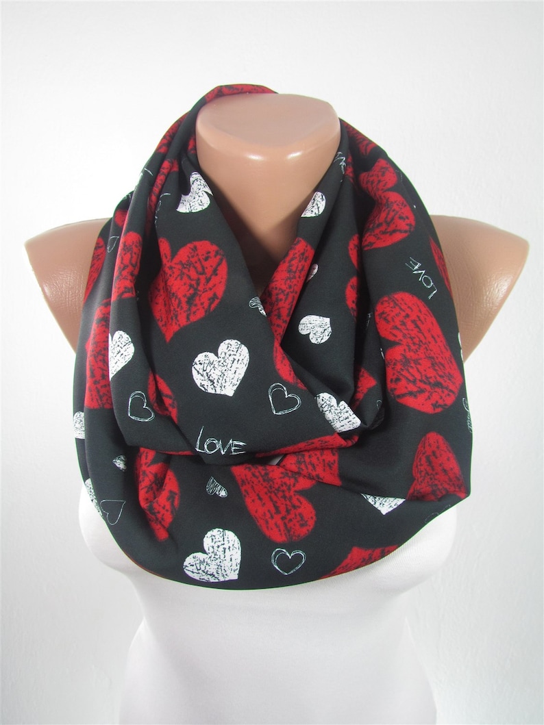 Heart Scarf Infinity