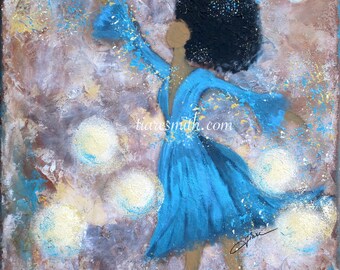 Magic Whipsers, Giclee Print, Arte Afroamericano, Arte Negro, Arte Latino